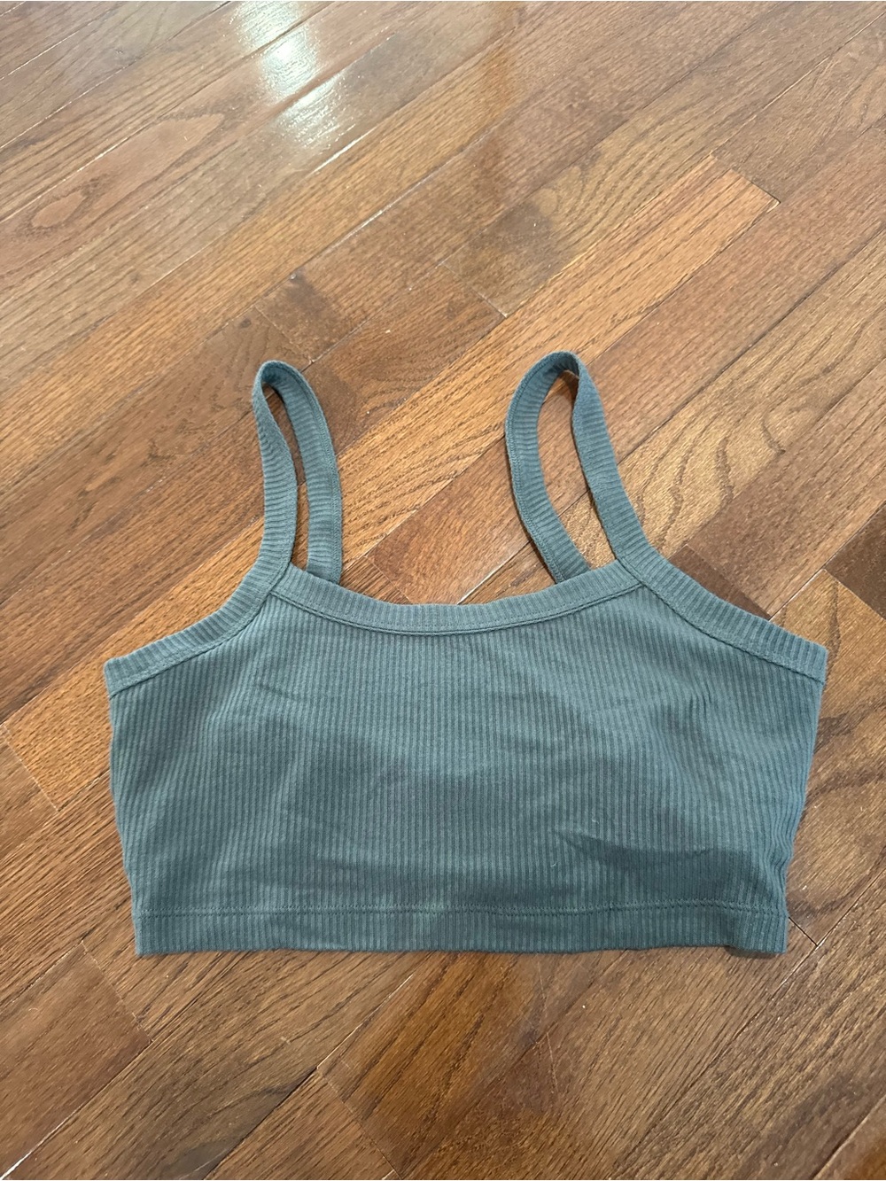 ALO Yoga Ribbed Scoop Cropped Bra
